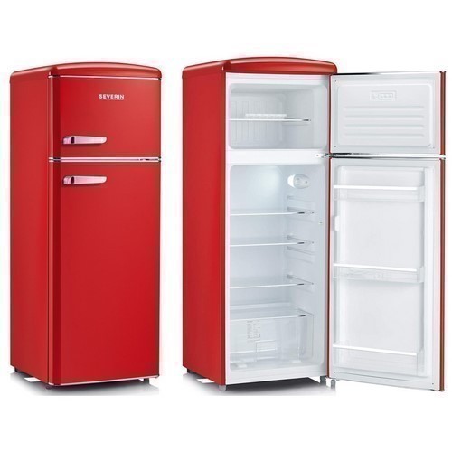FRIGORIFICO SEVERIN RKG 8930 RETRO ROJO 144X55X58